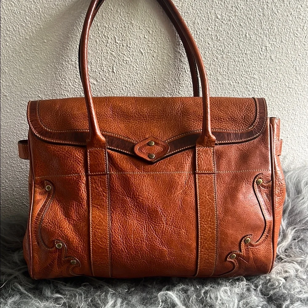 Mulberry Brown Leather Handbag - Picture 2 of 16